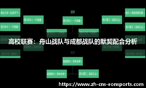 高校联赛：舟山战队与成都战队的默契配合分析